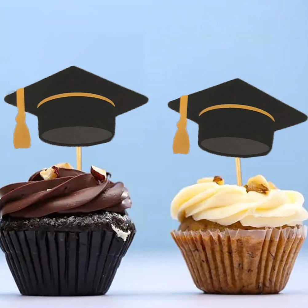 10 أوراق ملصقات قبعة التخرج ملصقات زخرفية ذاتية اللصق لصناديق الهدايا بطاقات حفلات التخرج ملصقات التخرج