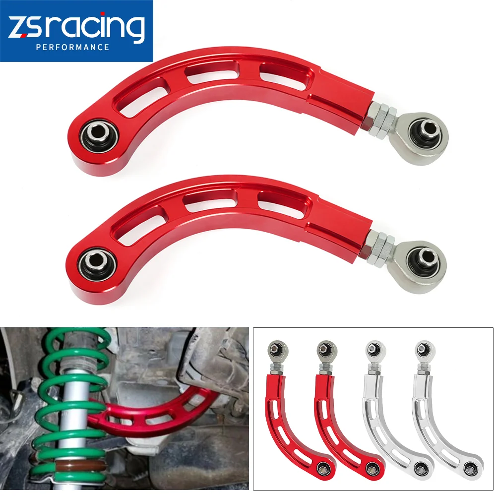 2Pcs Rear Upper Control Camber Arm Adjustable Camber Rear Arms With Bearings Fit for Mitsubishi Lancer(CY/CZ) 2008-2017 LCA023