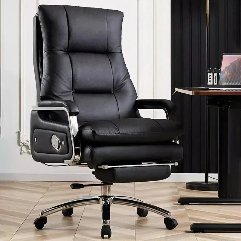 Sillas de oficina ergonómicas de mano, sillón reclinable nórdico para conferencias, jefe, sillones relajantes, asiento móvil, muebles de oficina Cadeira Presidente