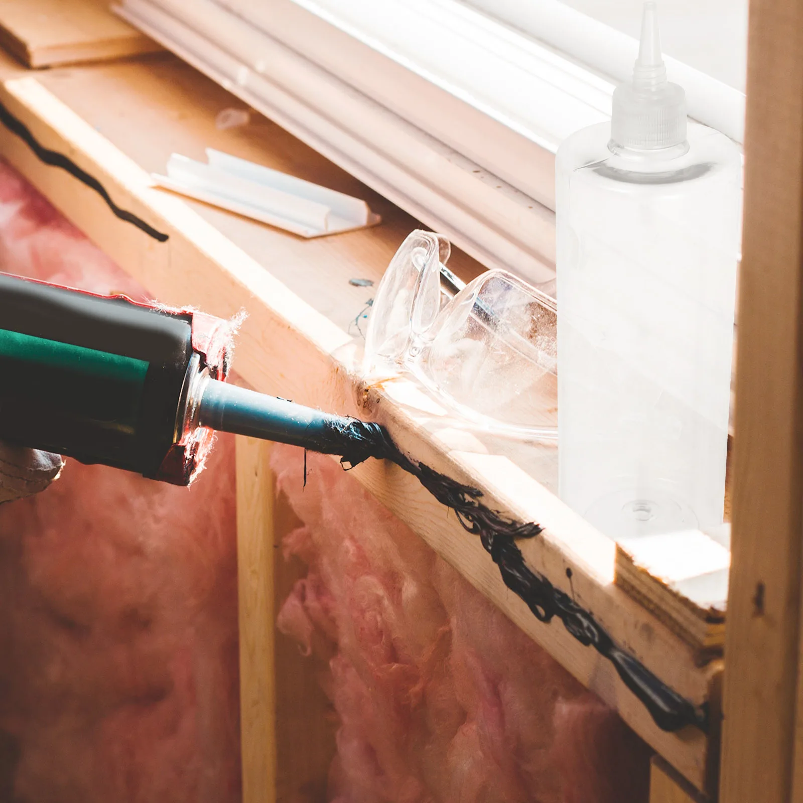 Garrafas com conta-gotas engarrafadas espremer recipiente de tinta transparente emulsão The Pet