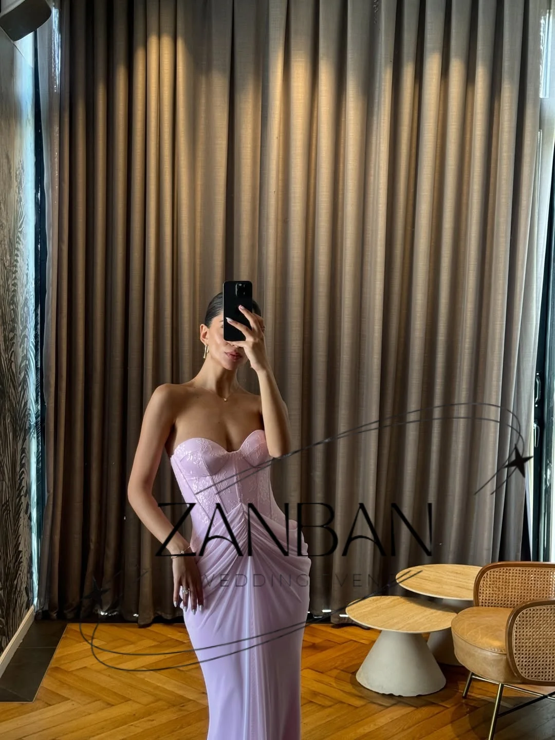 ZanBan Sexy Mermaid Prom Evening Dress 2026 Sweetheart Pink Lace Party Dress Pleat Chiffon Cocktail Prom Gown Corest Customized