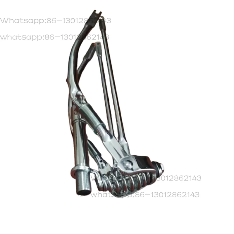 20 Inch Springer Front Fork, Electroplated Retro Spring Suspension Fork for Beach Cruiser Bicycle, Modified Bicycle Accessories