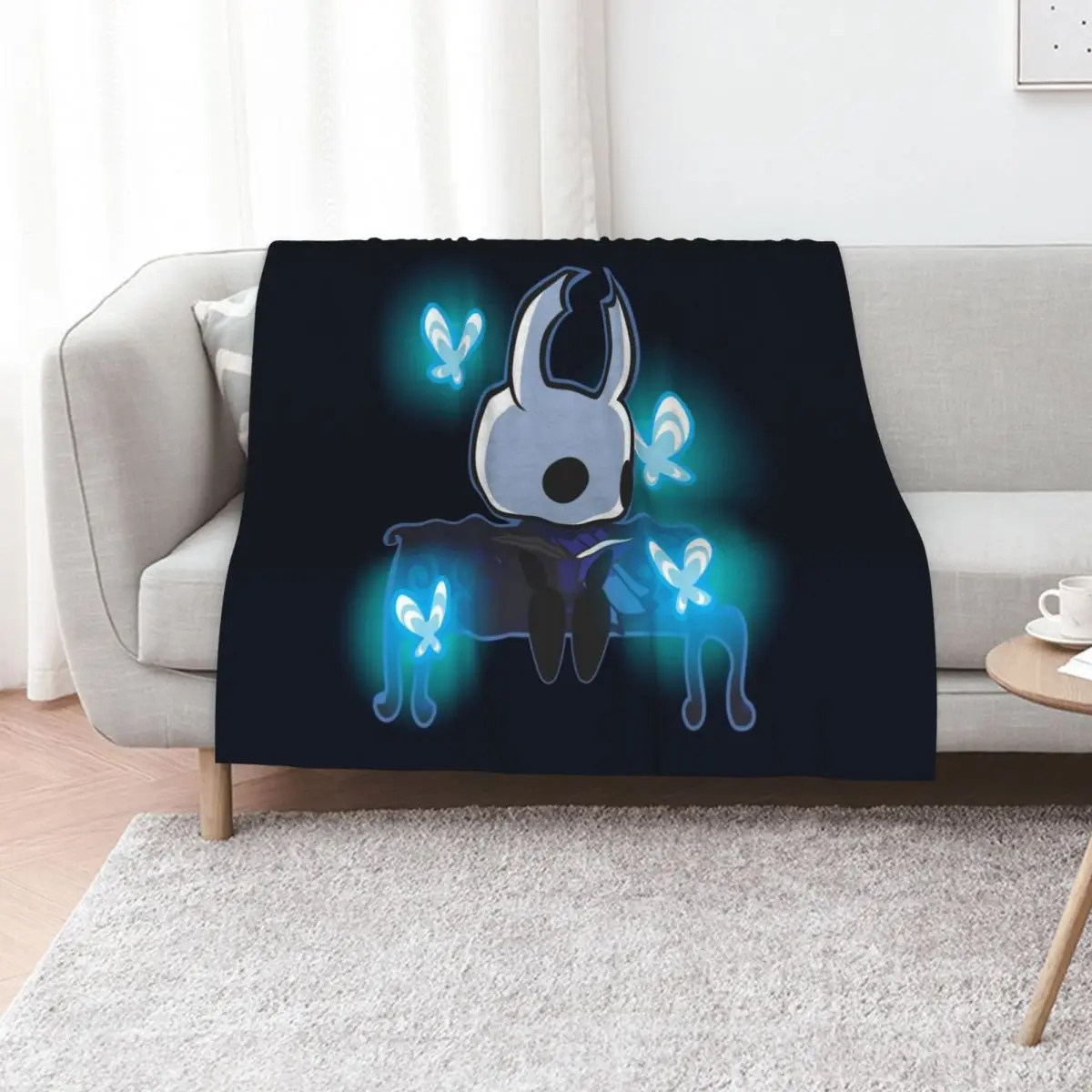Hollow Knight Throw Blanket Portable Lightweight Blanket for Travel Camping