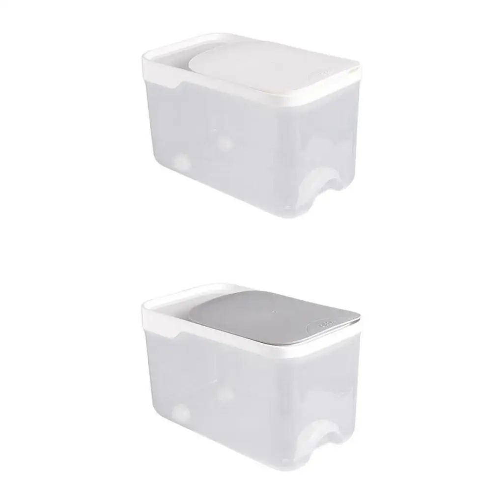 Reusable 5kg Large Capacity Rice Airtight Holder Grain Flour Container with Flip