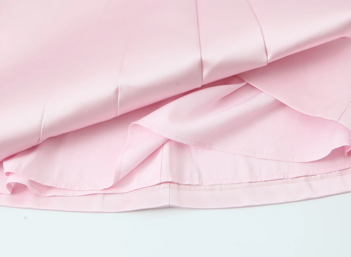 Nieuwe modieuze mini-jurk voor dames met sexy effen kleur mouwloze zoete feestjurk