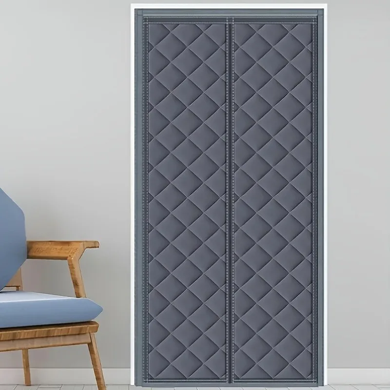 Magnetic Insulated Door Curtain Used To Block Winter Cold Waves To Keep Your Front Yard Warm