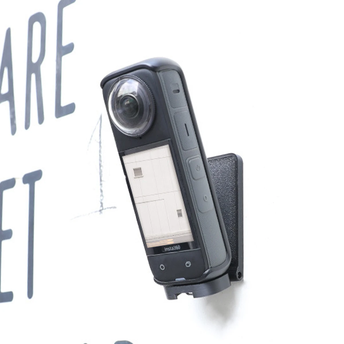 For Insta360 Magnetic Mount Stand for Insta360 X5 X4/Pocket3 Magnet Steering Holder Bracket with 1/4 Screw Foldable Bracket Base