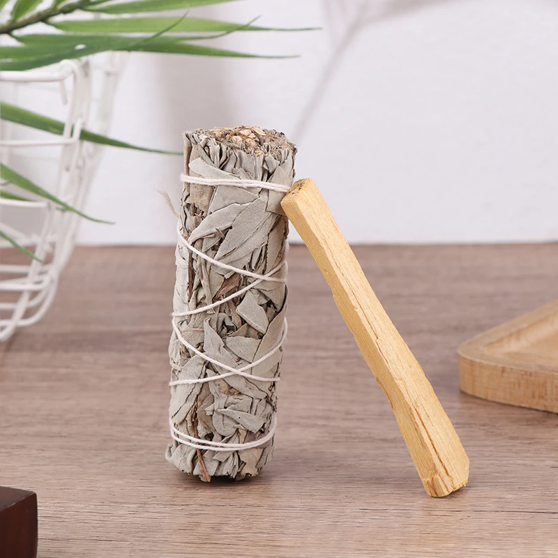 10CM White Sage Bundle California Energy Smudge Stick For Spiritual Incense Stick Burning Aromatherapy Energy Cleansing Bundles