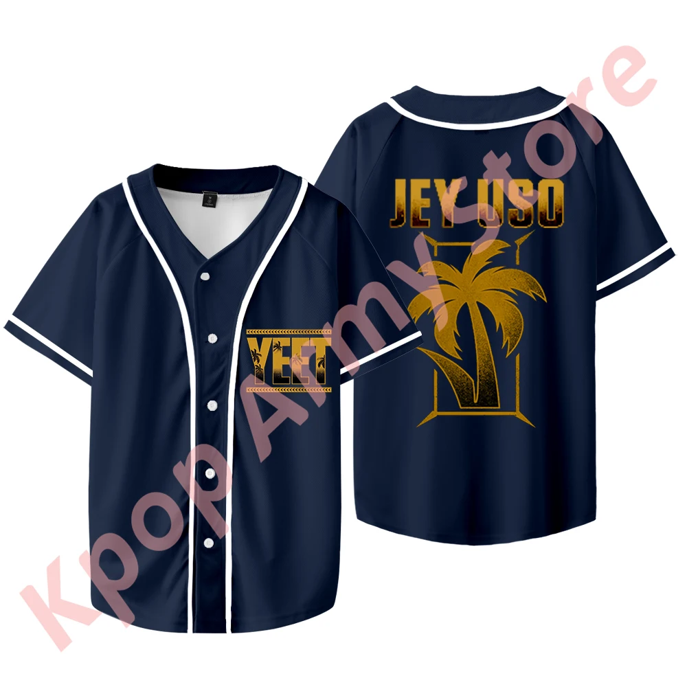 Jey Uso Golden Yeet Merch Baseball Jacket Tee Summer Women Men Fashion Short Sleeve T-Shirts