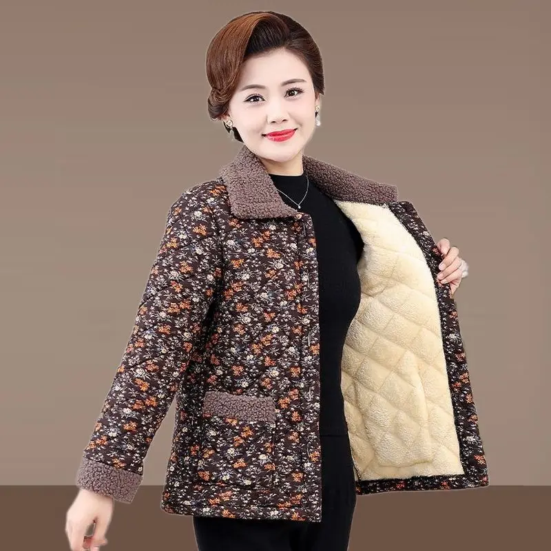 

Теплая флисовая утепленная короткая женская хлопковая куртка для осени и зимы, защита от холода, модная одежда для мам, женский стильный пуховик