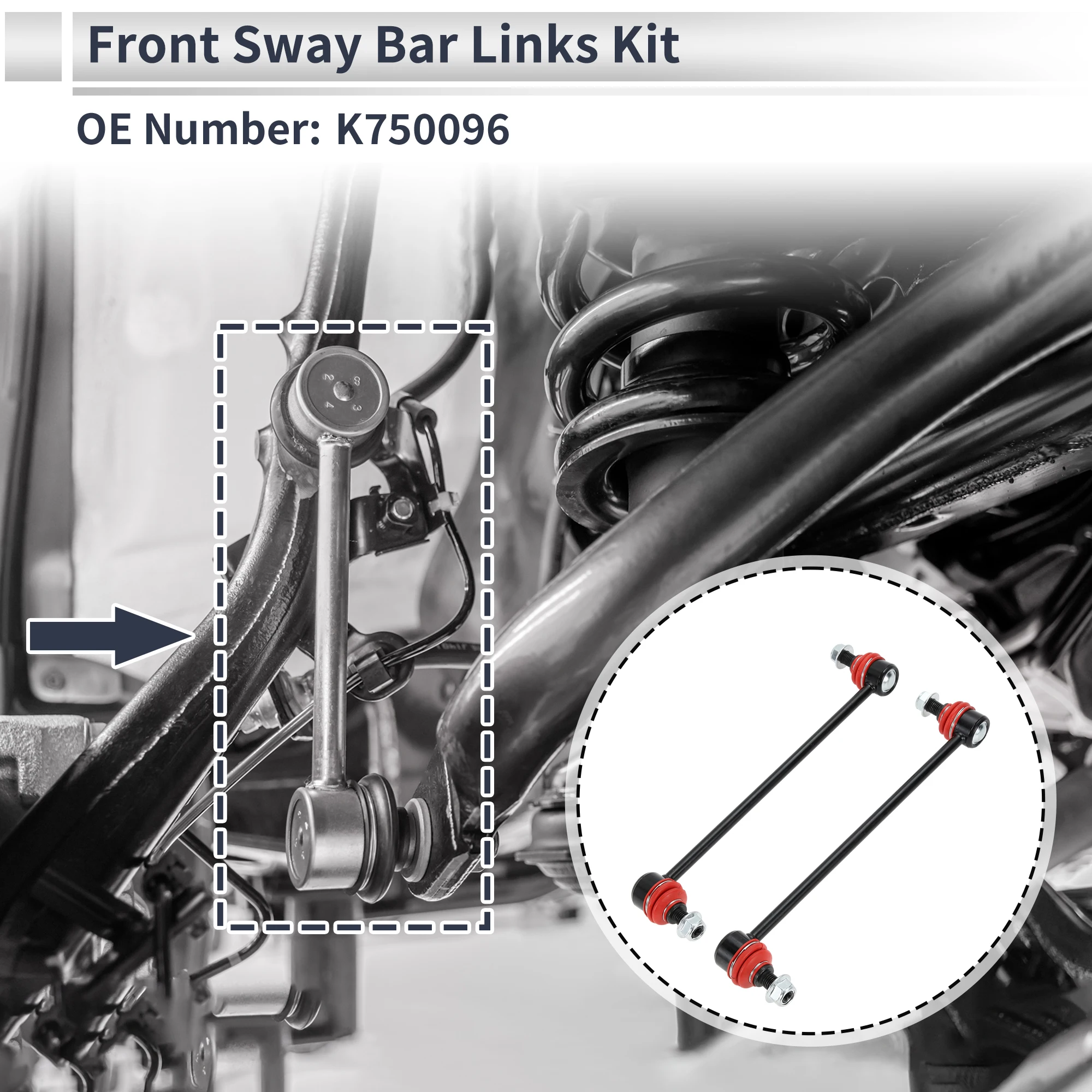 

Тяги переднего стабилизатора UXCELL для NISSAN SENTRA 2007-2012 No K750096 2 шт.