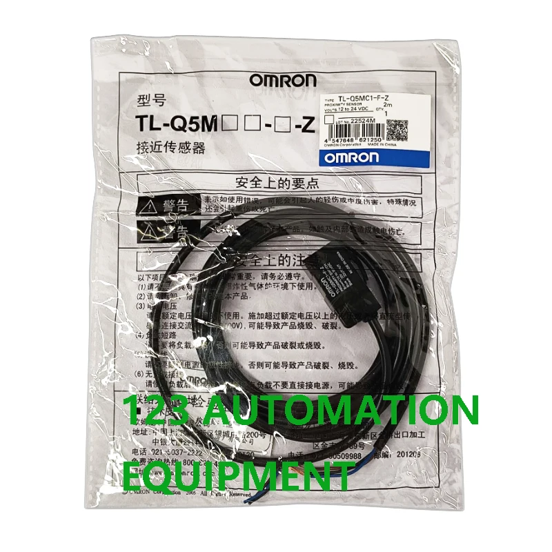 Authentic New Omron TL-Q5MB1-F-Z TL-Q5MB2-F-Z TL-Q5MC1-F-Z TL-Q5MC2-F-Z Rectangular Standard Proximity Sensor Switch 2M