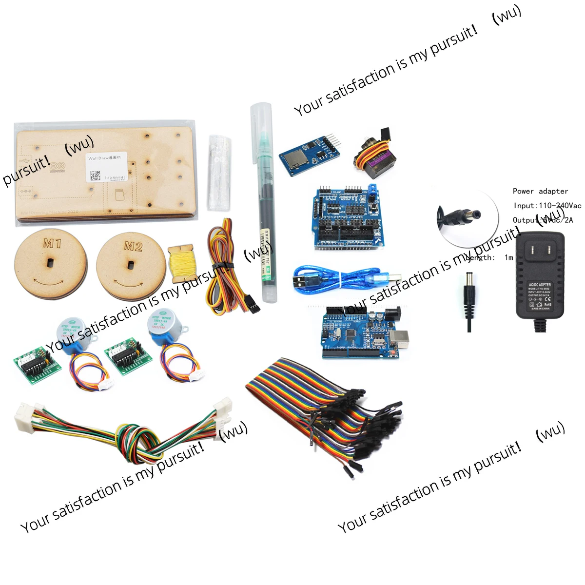 Picture 7: Suitable for Arduino robot project drawing with cable plotter motor, programmable toy DIY kit