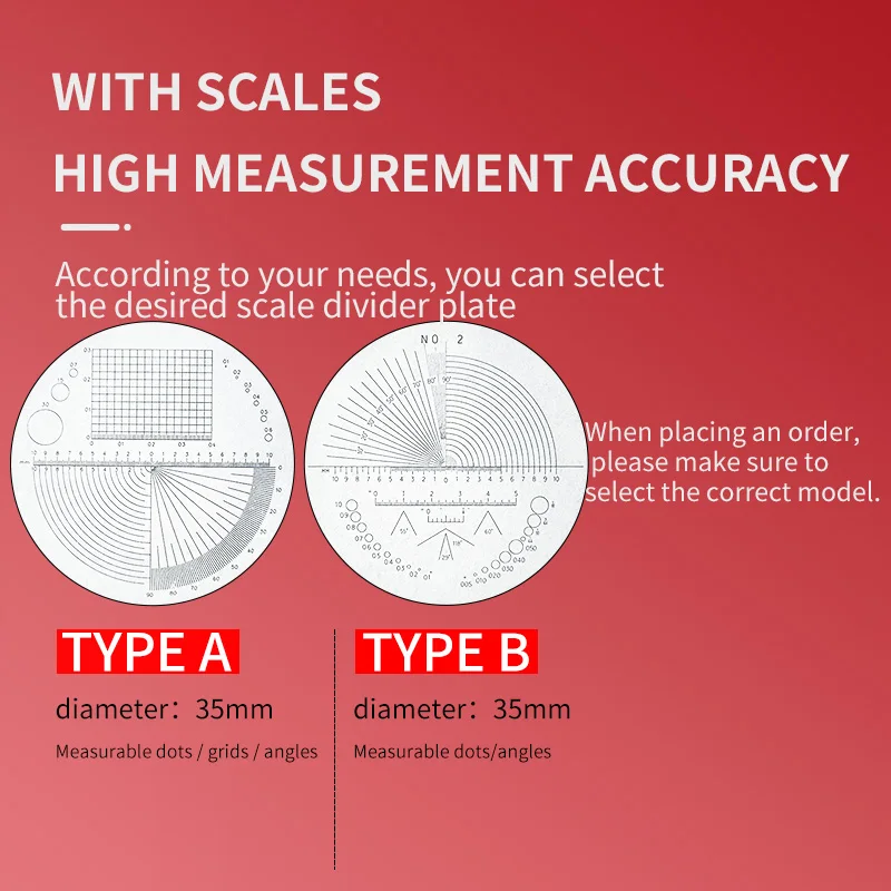 عدسة مكبرة أسطوانية 10X، عدسة مكبرة للمجوهرات مع ضوء LED، عدسة مكبرة مع لوحة مقياس زاوية قابلة للتعديل #5