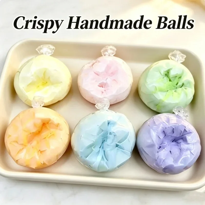 Squishy Stress Balls Slow Rebound Wax Skin Squeeze Toy Sensory Fidget Toy Soothing Relieving Stress For Kids Adult Party Gifts