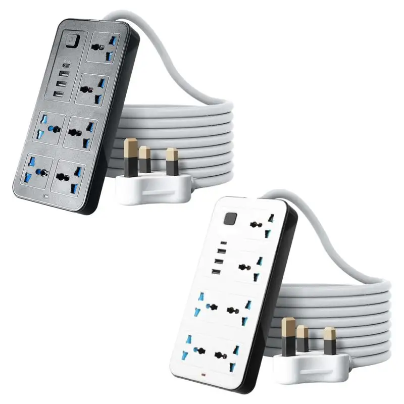 

Удлинитель розетки с несколькими вилками, полоса с USB-портами, огнестойкое электрическое оборудование, интеллектуальная конструкция зарядки для домашнего общежития