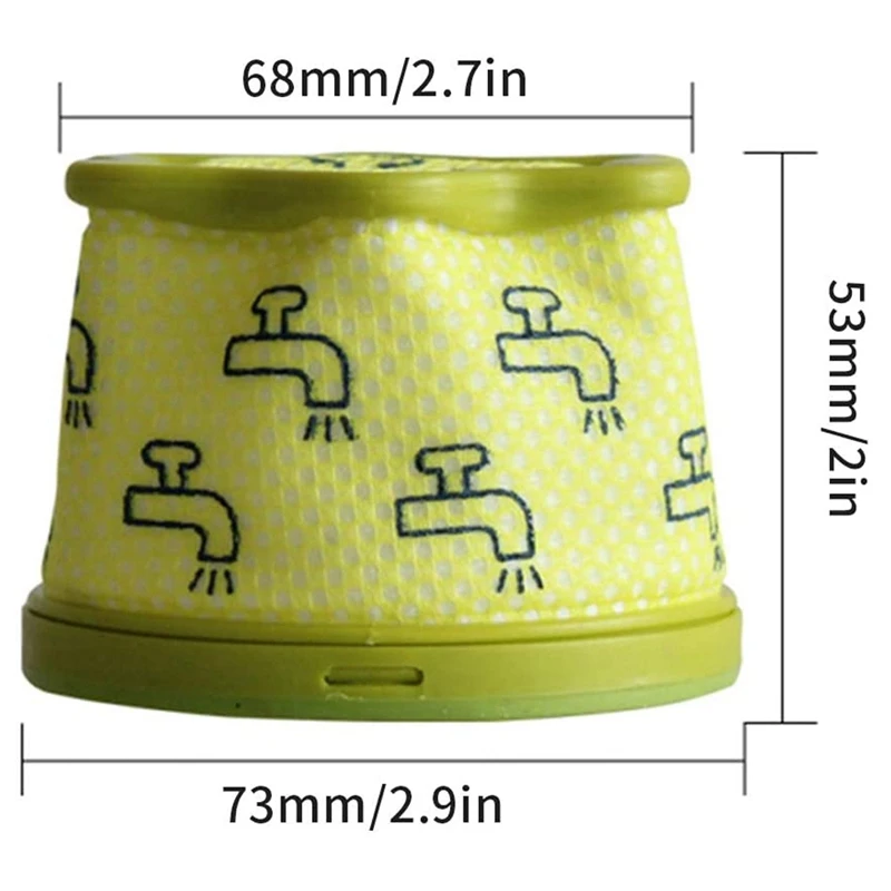 3Pcs Filter - Vacuum Filter Compatible with Vacuum Cleaner A9 Cord Zero Compare to Part ADQ74774001