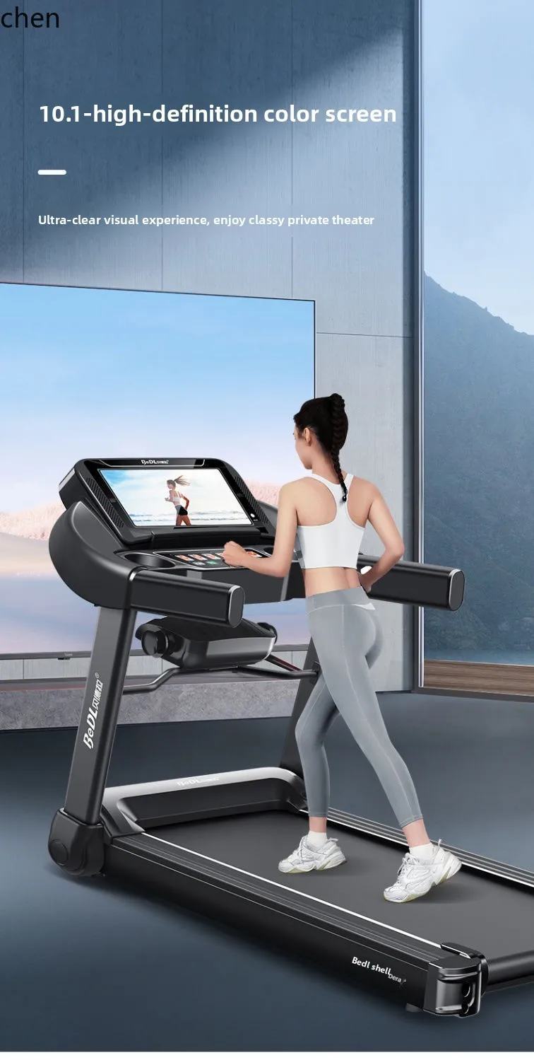 ZML treadmill household small foldable walking machine indoor gym special fitness equipment