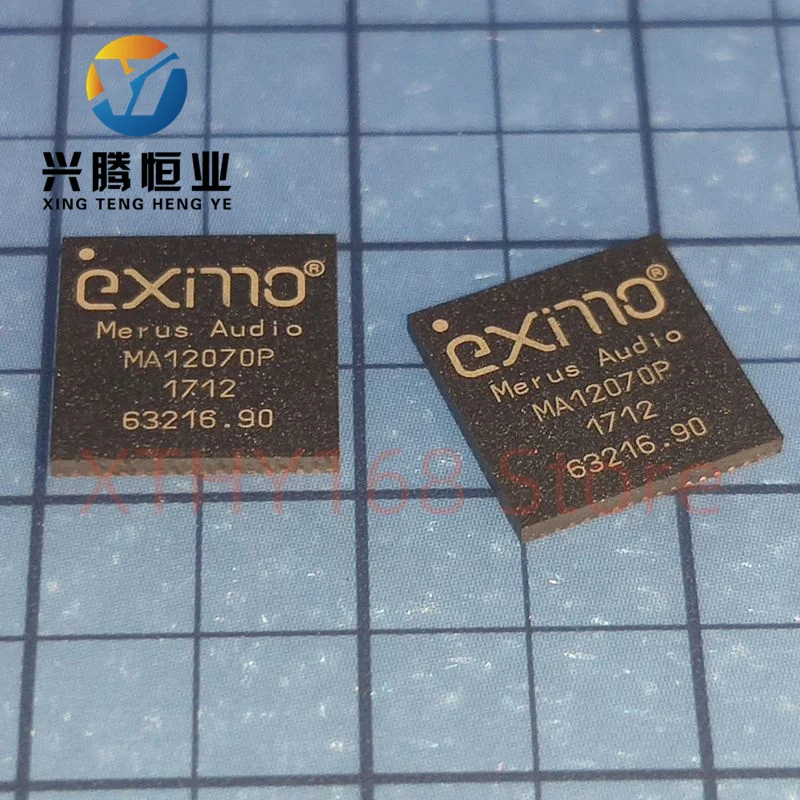 MA12070P MA12070PXUMA1 QFN64 IC AMP CLASE D ESTÉREO 30W NUEVO Original