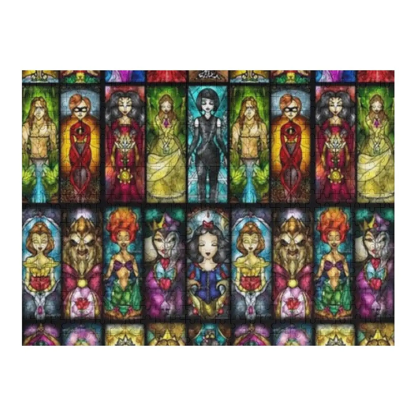 

Витражный дизайн Пазл Деревянные животные Персонализированный пазл