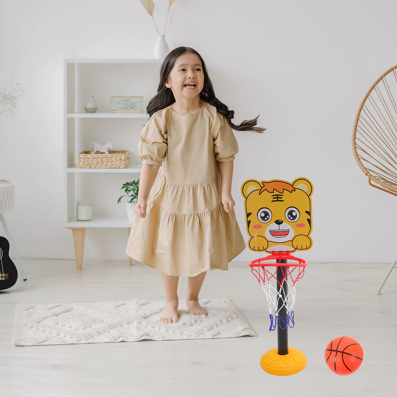 Basketball Hoop for Kids Children's Stand Toy Frame Portable Interactive Indoor Funny Rack Baby