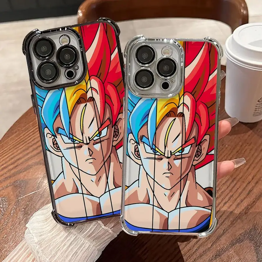 Soft Cover Handyhülle für Apple iPhone 12 11 16Plus 11Pro 14 Pro 13 16 15Pro Max 15 Dragon Ball Saiya