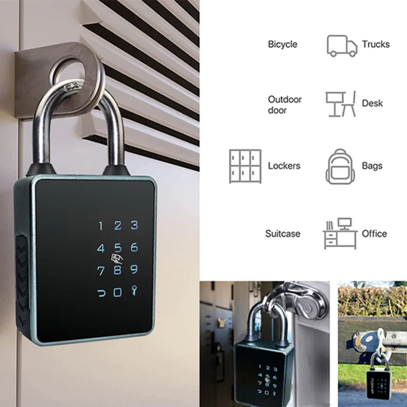 Tuya TTLOCK Smart Padlock APP Control Waterproof Password IC Card RFID Bluetooth Anti-theft Luggage Bag Electronic Door Lock