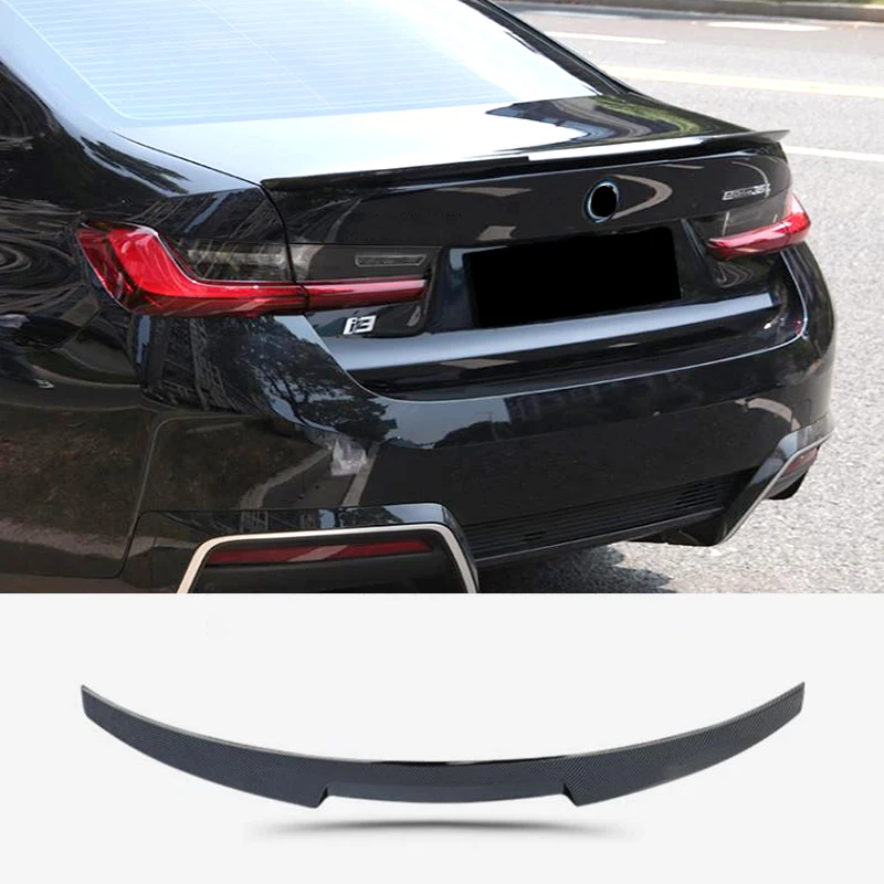 For BMW I3 2022-2023 Car Body Styling Rear Tail Spoiler High Quality Black ABS Plastic Car Wing Rear Trunk External Accessories