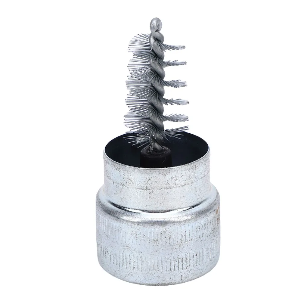 Powerful Steel Battery Cleaning Brush Reusable Deburring Battery Terminal Cleaner Ergonomic 4-in-1 Cleaning Tool Marine