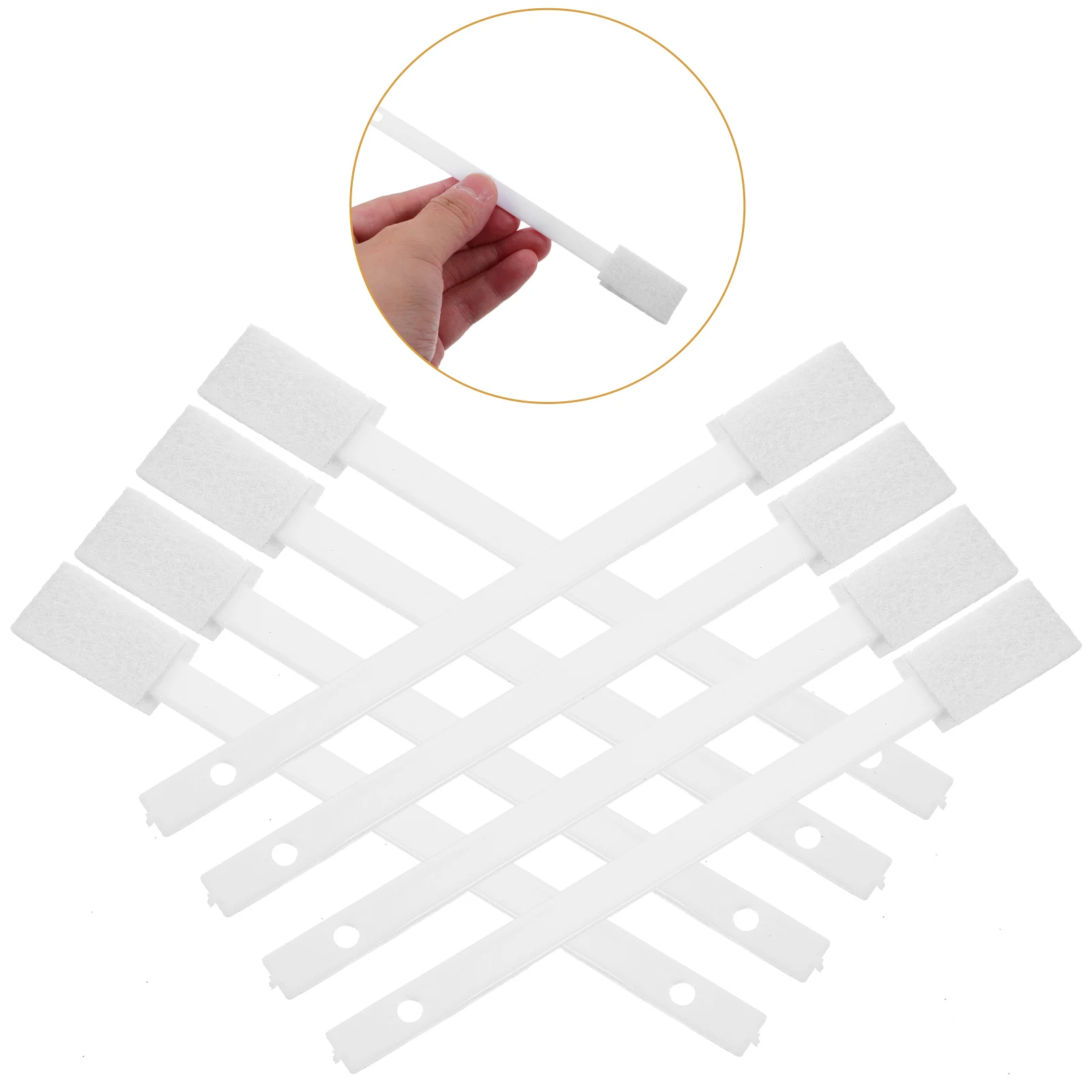 

30pcs Disposable Cleaning Brush Set for Long H Clean Brush Toilet Bowl Gap Detail Groove H held Long H Small Spaces
