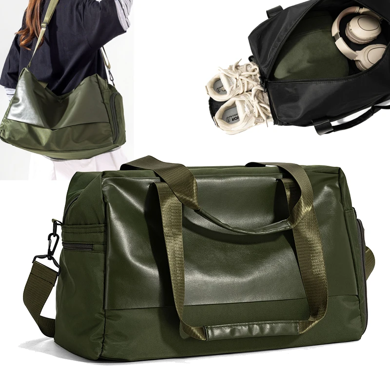 

Fitness Handbag Gym Sport Tote Bag with Shoes Pocket Large Capacity Shoulder Portable Luggage Bag Travel Storage Crossbody Bag