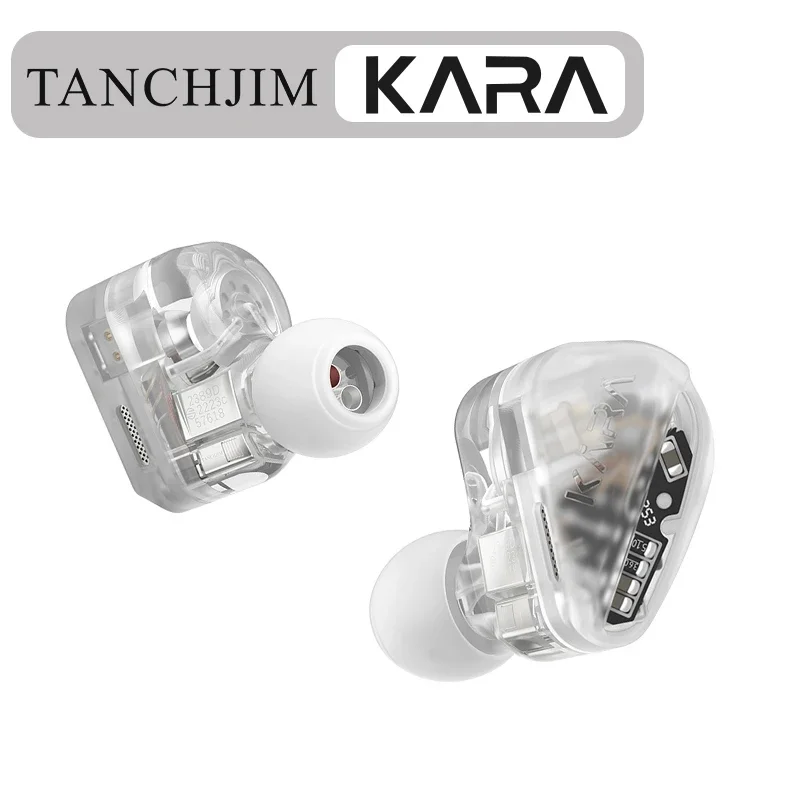 TANCHJIM Kara Hi-Fi in-Ear Earphone 1DD+4BA Wired Hybrid Monitor Vocal Music Headphone K-POP/J-POP Earbuds with 2Pin