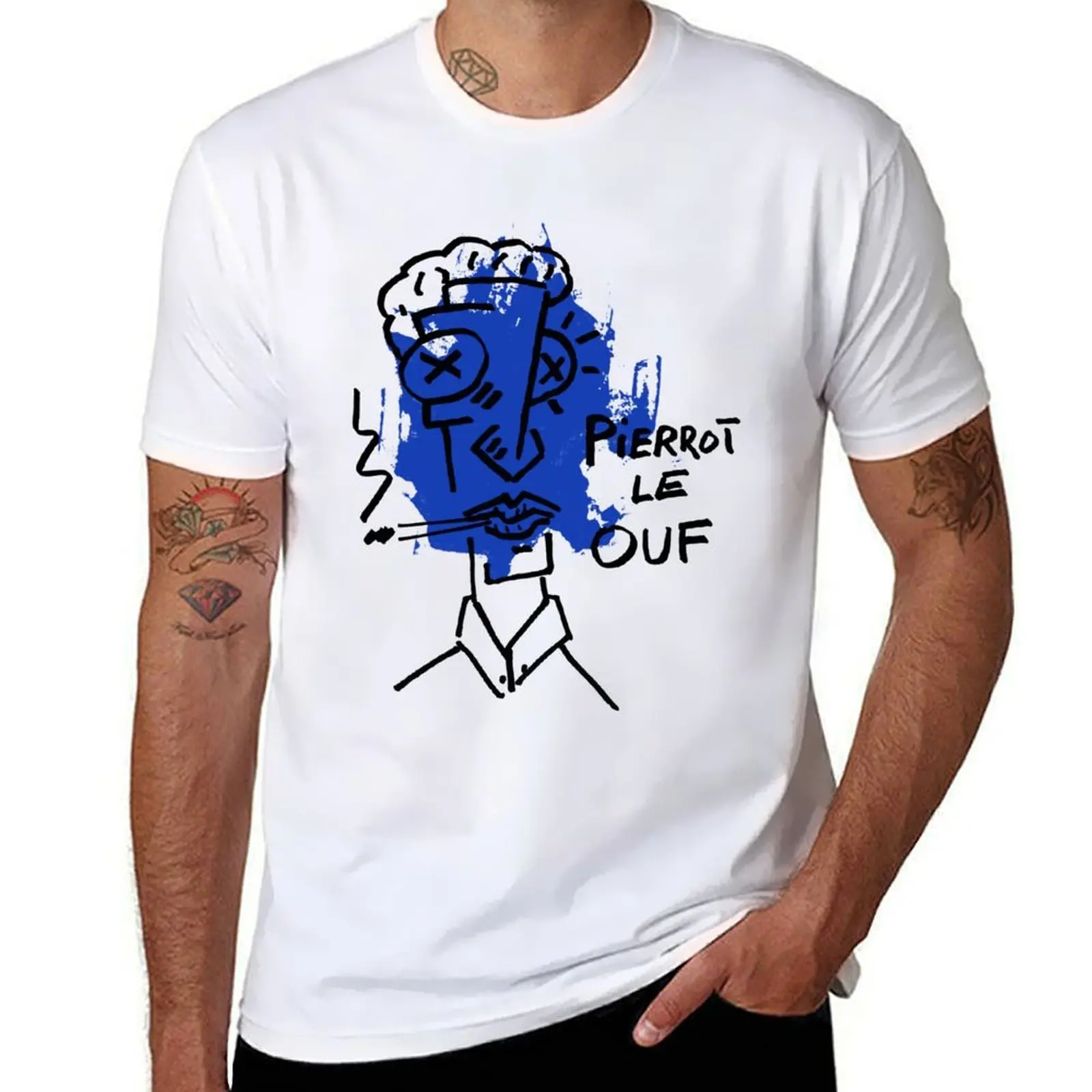 

Pierrot the phew T-Shirt man t shirts cotton printed t shirts for man T-Shirt