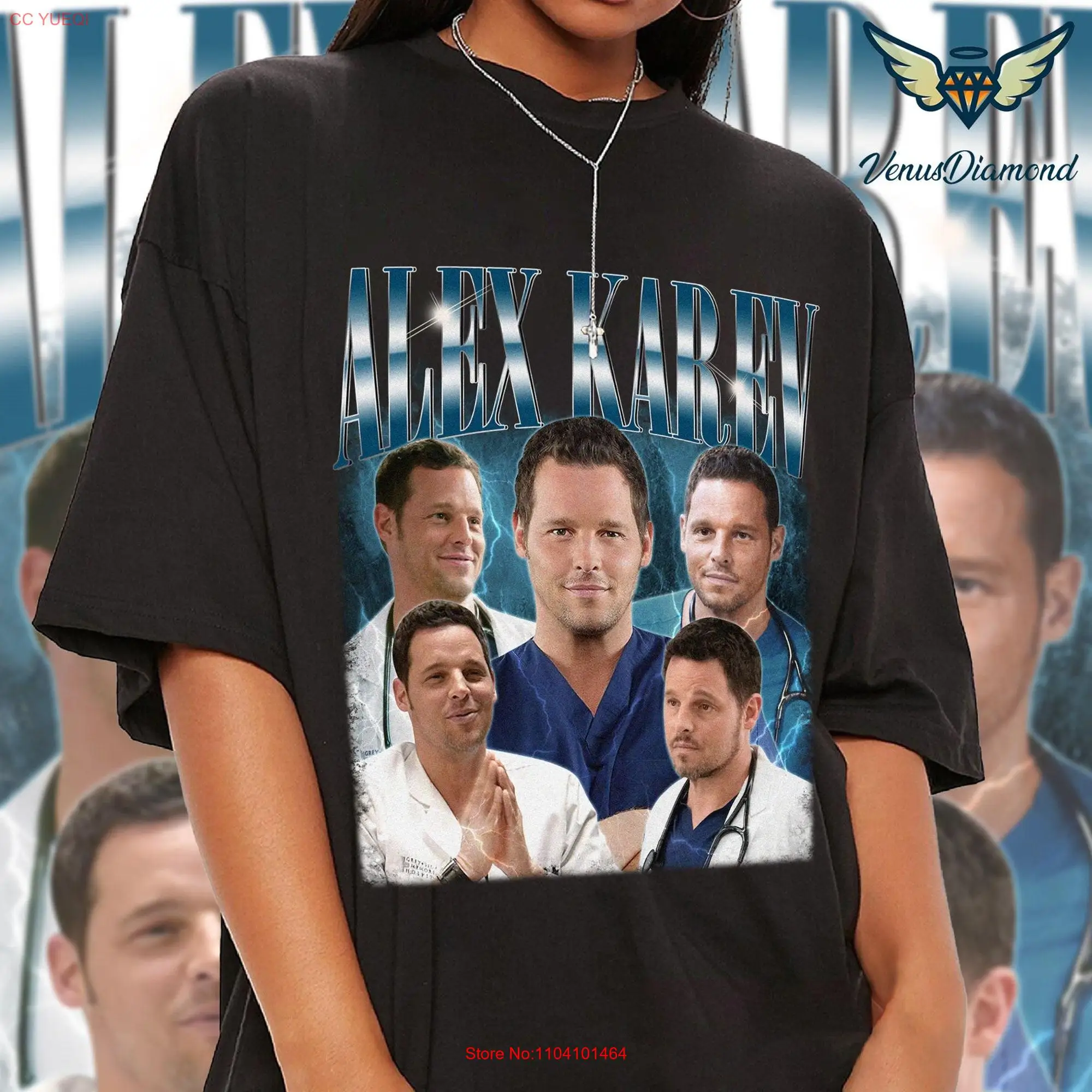 Alex Karev T Shirt Grey's Anatomy TV series Vintage long or short sleeves