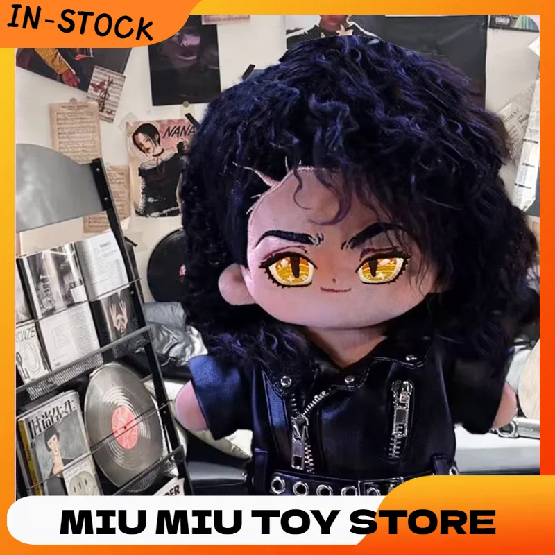 20cm Michael Jackson Plush Doll Cotton Doll Anime Peripherals Stuffed Toy Soft Doll Cute Room Decoration Collection Toys Gifts