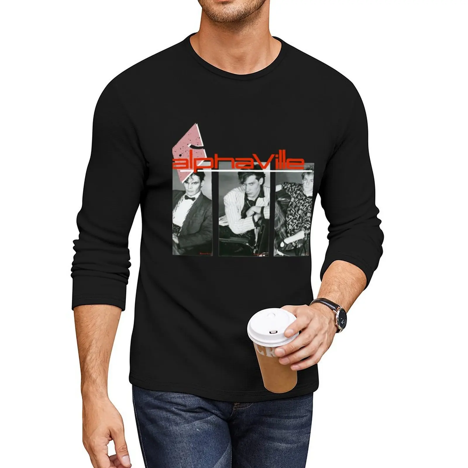 

Alphaville Long T-Shirt T-shirt for a boy man clothes t shirts for men pack