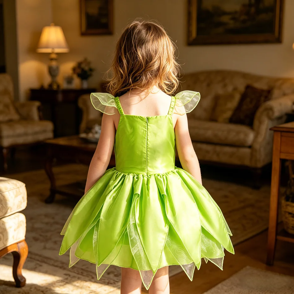 Cute Baby Clothes New Kids Birthday Party Anna Elsa Dress Up Girl Mermaid Princess Dresses Halloween Child Elf Cosplay Costumes
