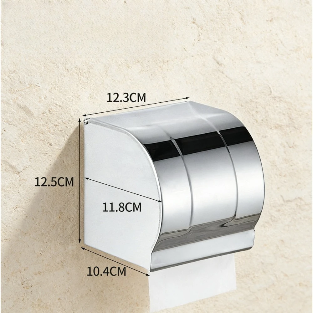 

Держатель для туалетной бумаги из нержавеющей стали 304, водонепроницаемый, черный, настенный, с возможностью использования в качестве подставки для телефона