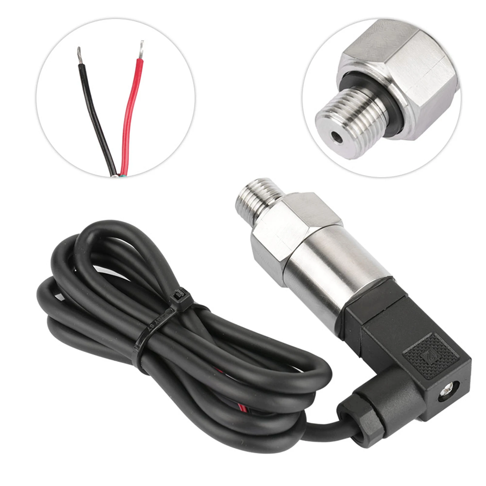 محول الضغط محول قياس الضغط 4‐20mA الناتج G1/4 "محول إرسال الضغط السيليكون لزيت الغاز المائي