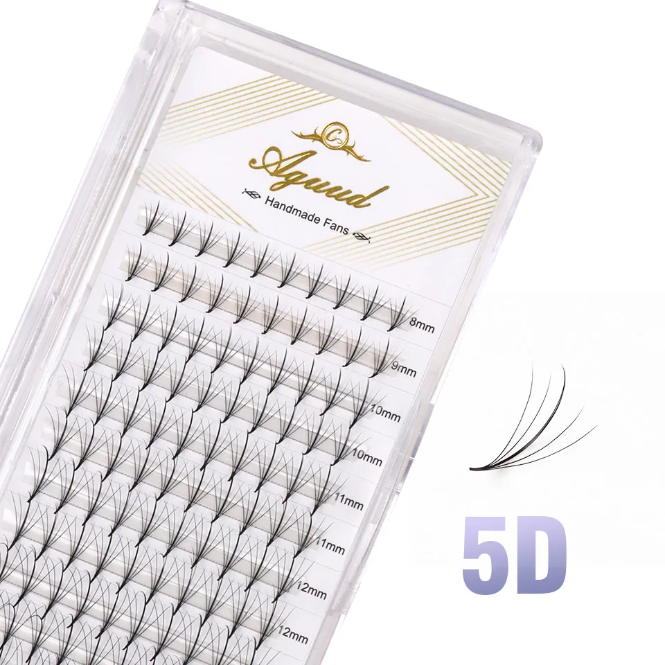 AGUUD Wispy Vorgefertigte Russische Volumen-Wimpernfächer 3D/5D/7D/9D Fairy Spikes Falsche Wimpernverlängerung Make-up – Detail 15