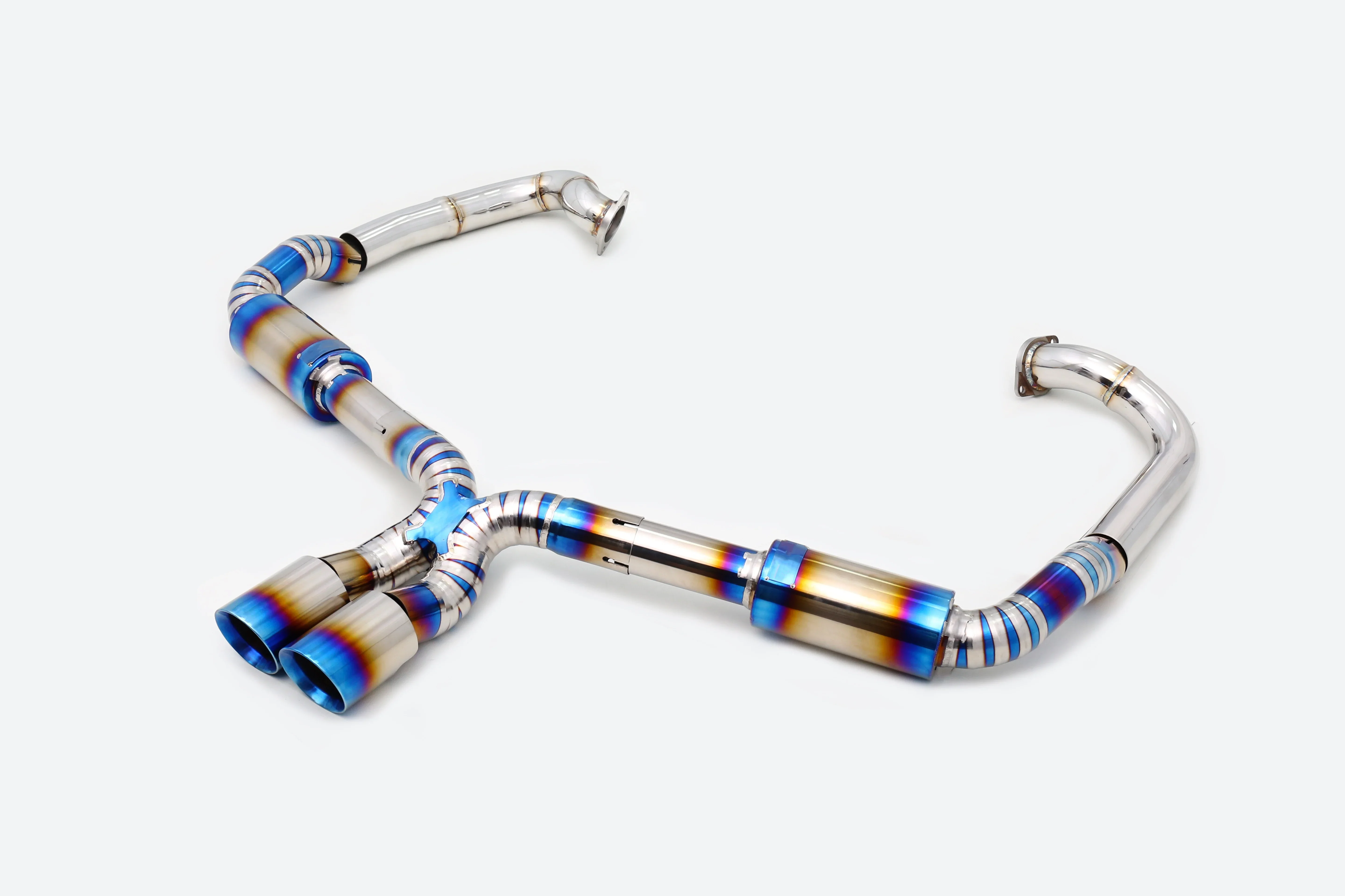 Premium Quality Custom 304 Stainless Steel/Titanium Valved /2.7/3.4 Exhaust System Exhaust Pipes