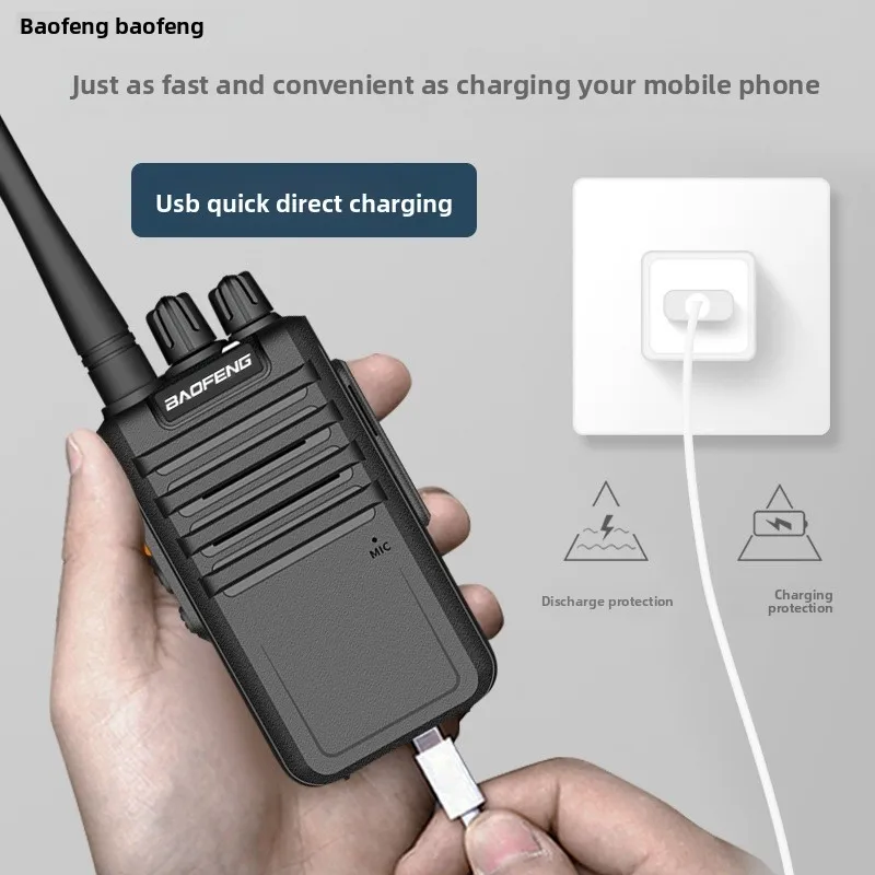 BAOFENG BF-999S PRO High Power Mini Handheld Walkie Talkie for Outdoor, Construction & Civilian Use, Waterproof