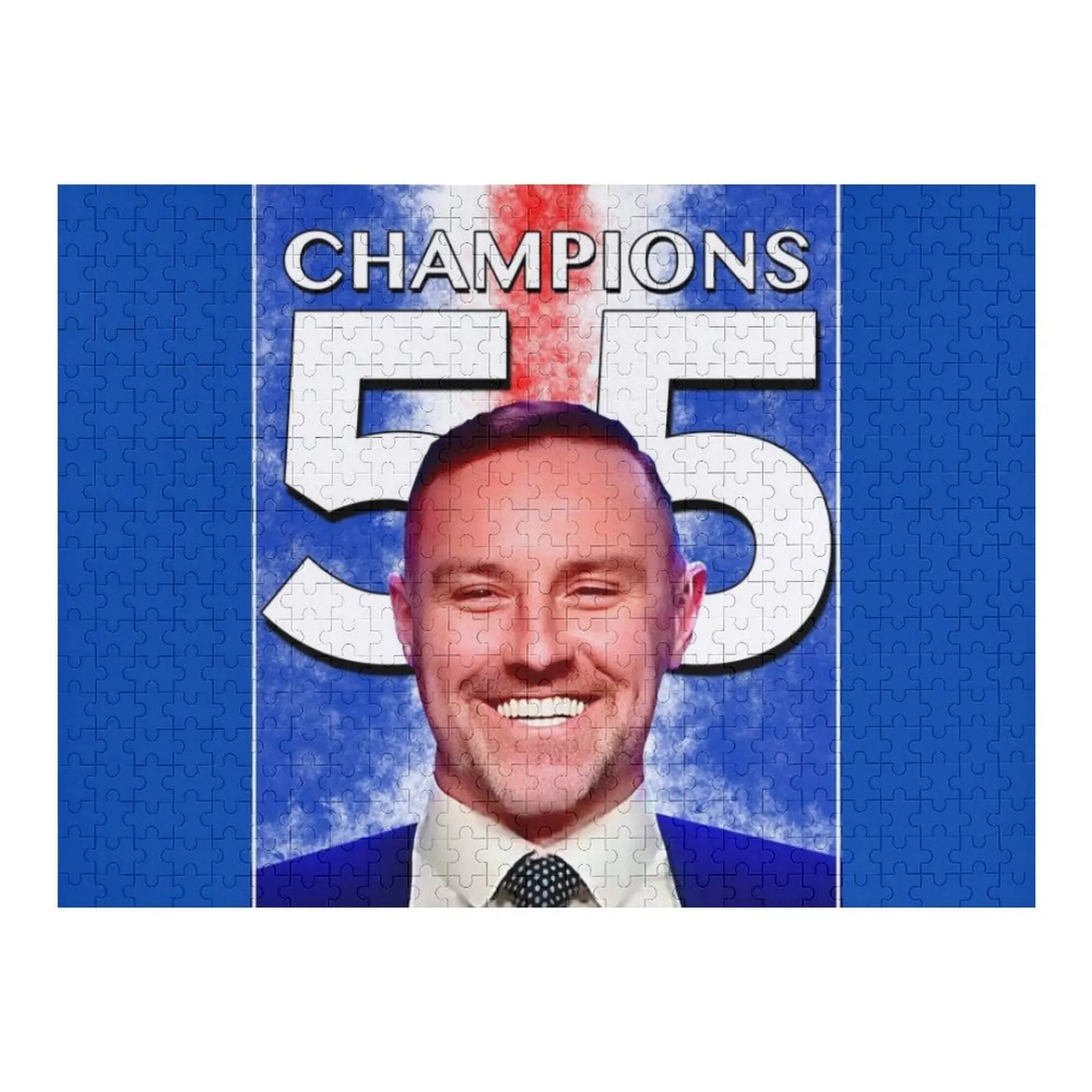 

Головоломки Glasgow Rangers Champions 55, идеальные игрушки для детей, деревянные композиции для детей, персонализированные головоломки