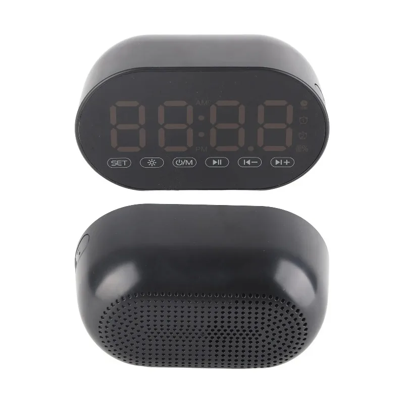 

Будильник, маленький динамик Bluetooth, многофункциональная мини-беспроводная карта, управление звуком, небольшой сабвуфер для домашнего использования