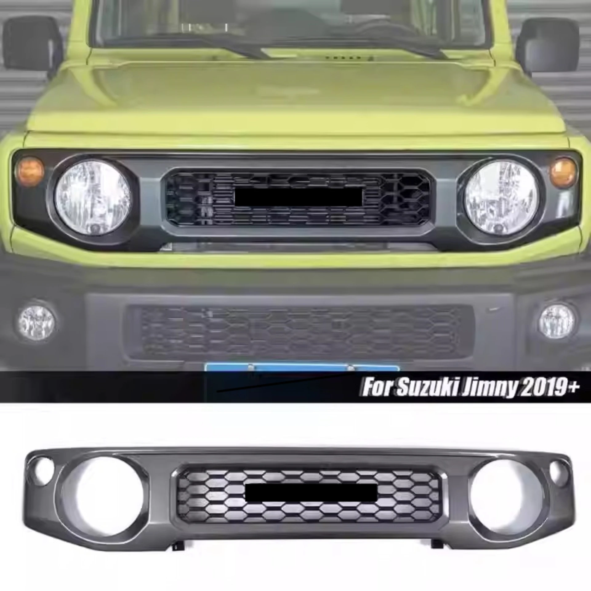 

New Style Grill Mask Grid Radiator Grille For Suzuki Jimny 2019-2022 Convert Net Auto Accessories