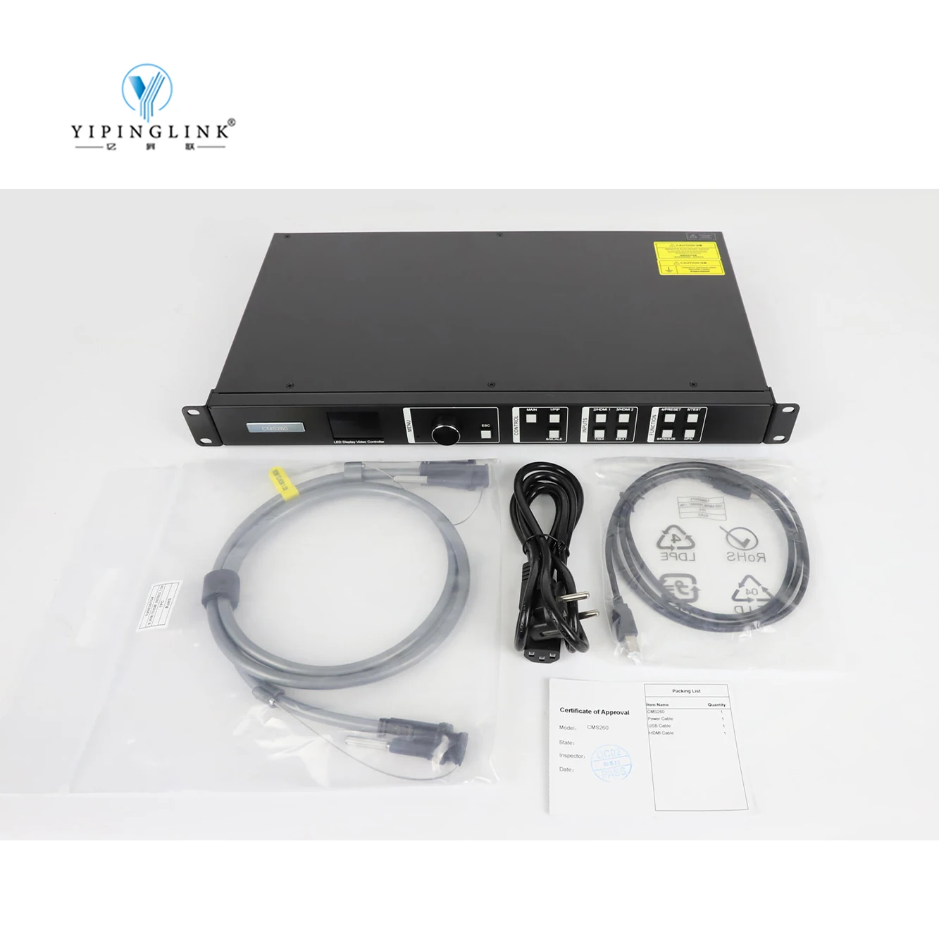 Fin-pitch LED Screens Video Processor Support 2.6 Million Pixels Novastar CMS260 All-in-One Controller