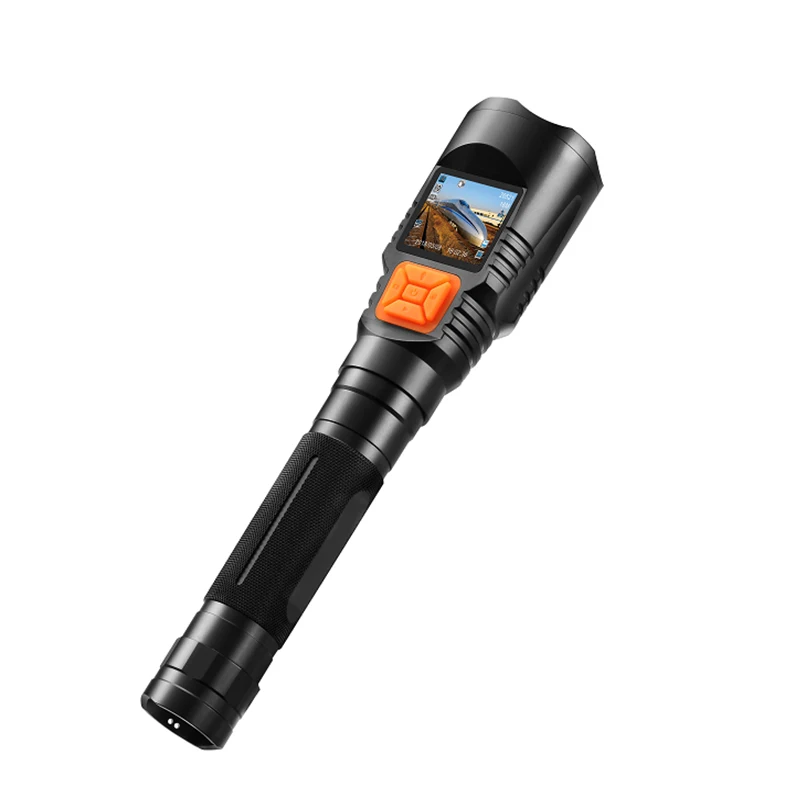 LED Multifunction  explosion--proof High Power Led Flashlights Rechargeable Search Torch USB Aluminium Body