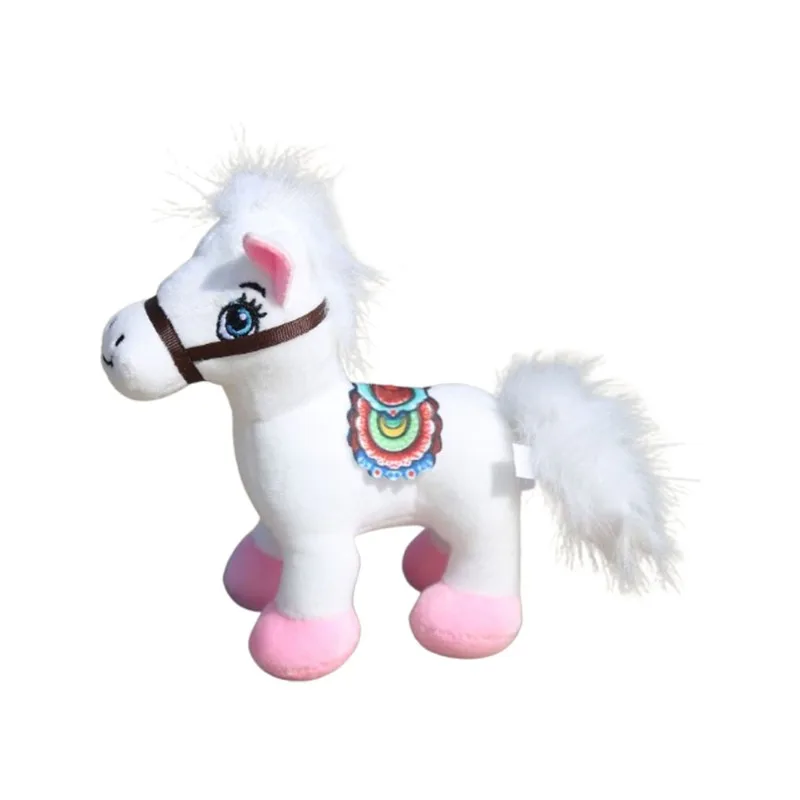 1–20 Stück süßes Sternzeichen-Pferd, Plüsch-Schlüsselanhänger, Tasche, Dekoration, Geschenk für Kinder, Neujahr, Geburtstag, Jahr des Pferdes, Andenken