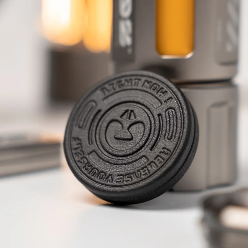 HAOTZ EDC Disc Mouse 3D Printed Slap Coin Mechanical Dingding Fingertip Push Card Decompression Toy