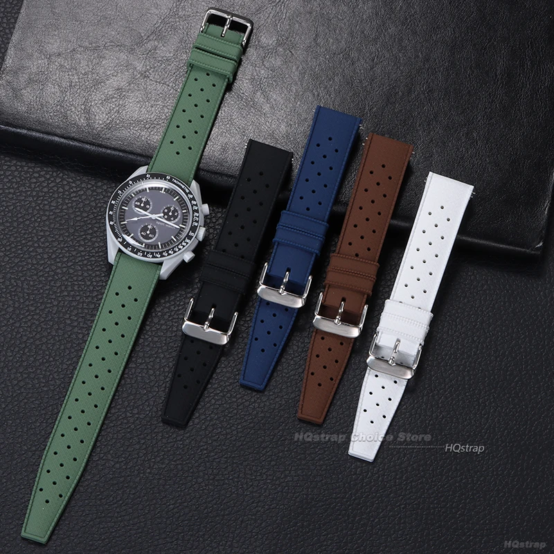 Tropic Rubber Watchband Fast Release Premium Soft Comfortable 18mm 20mm 22mm Universal Rubber Watch Strap for Oris for Seiko
